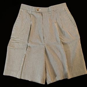 Land's End Classic Seersucker Striped Shorts